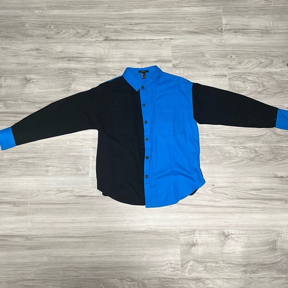 Forever 21 Tops - Color Block Button Up Top
